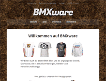Tablet Screenshot of bmxware.com